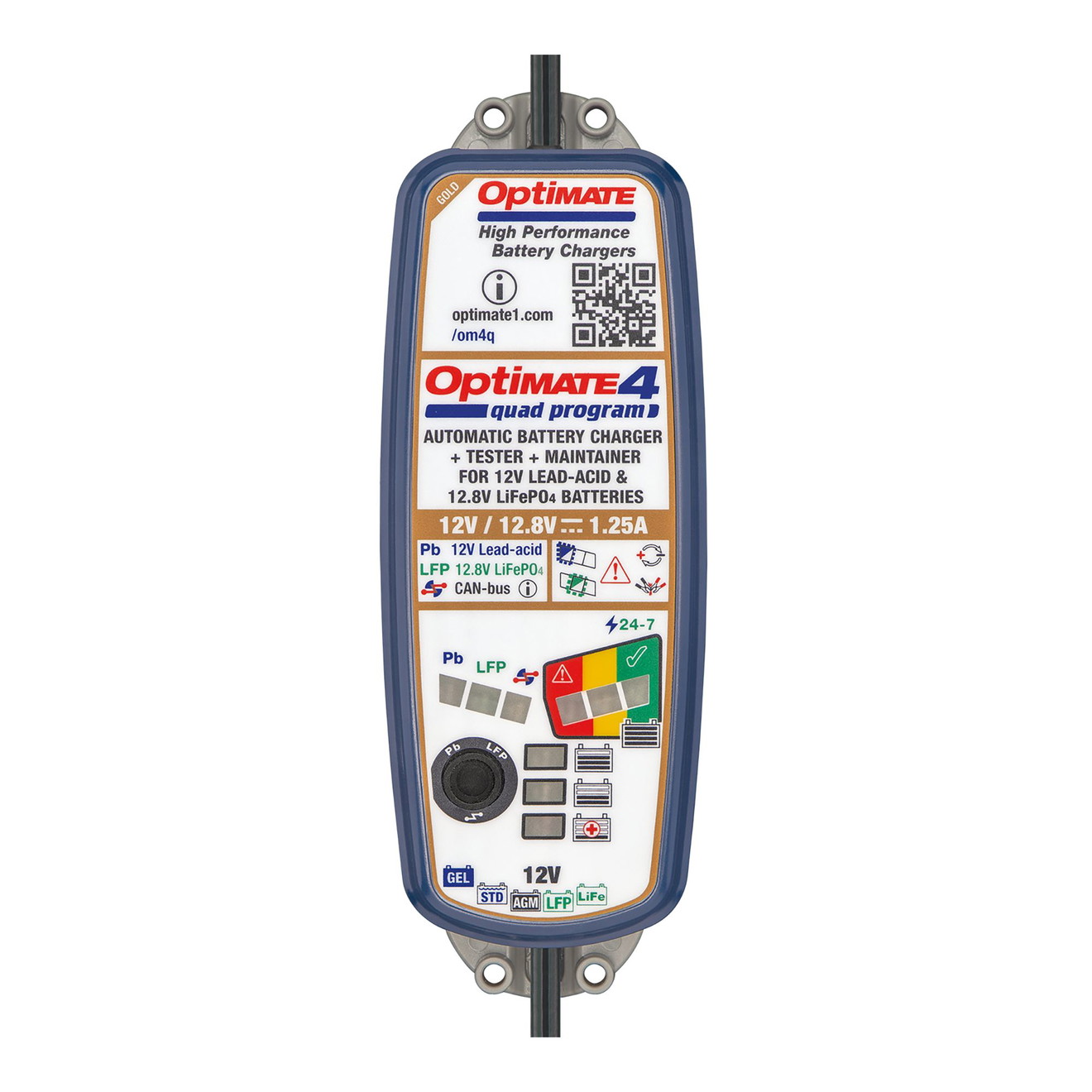 Optimate 4 Batterieladegerät 12V QUAD CAN-Bus fähig
