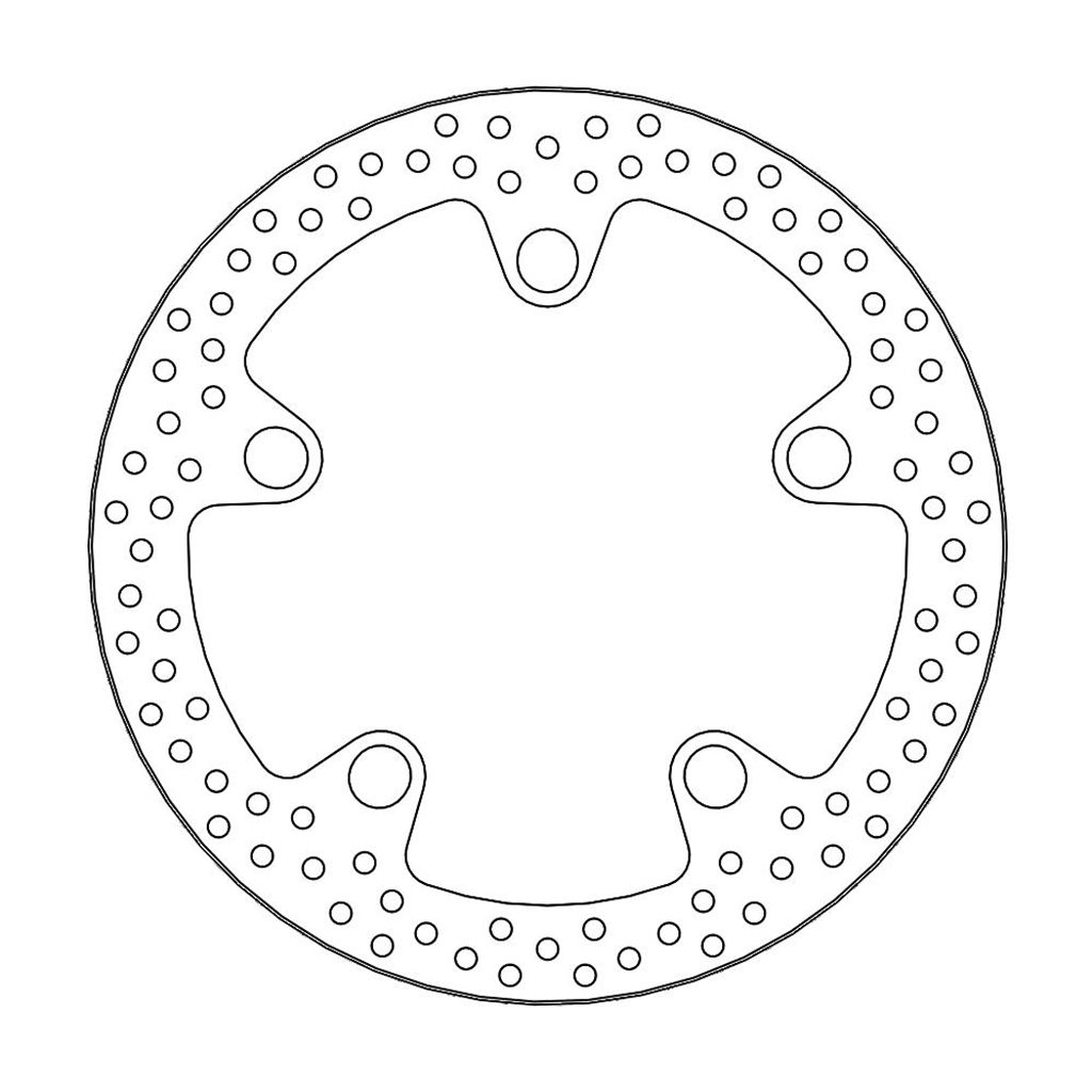 Moto-Master Bremsscheibe Halo vorn starr mit ABE