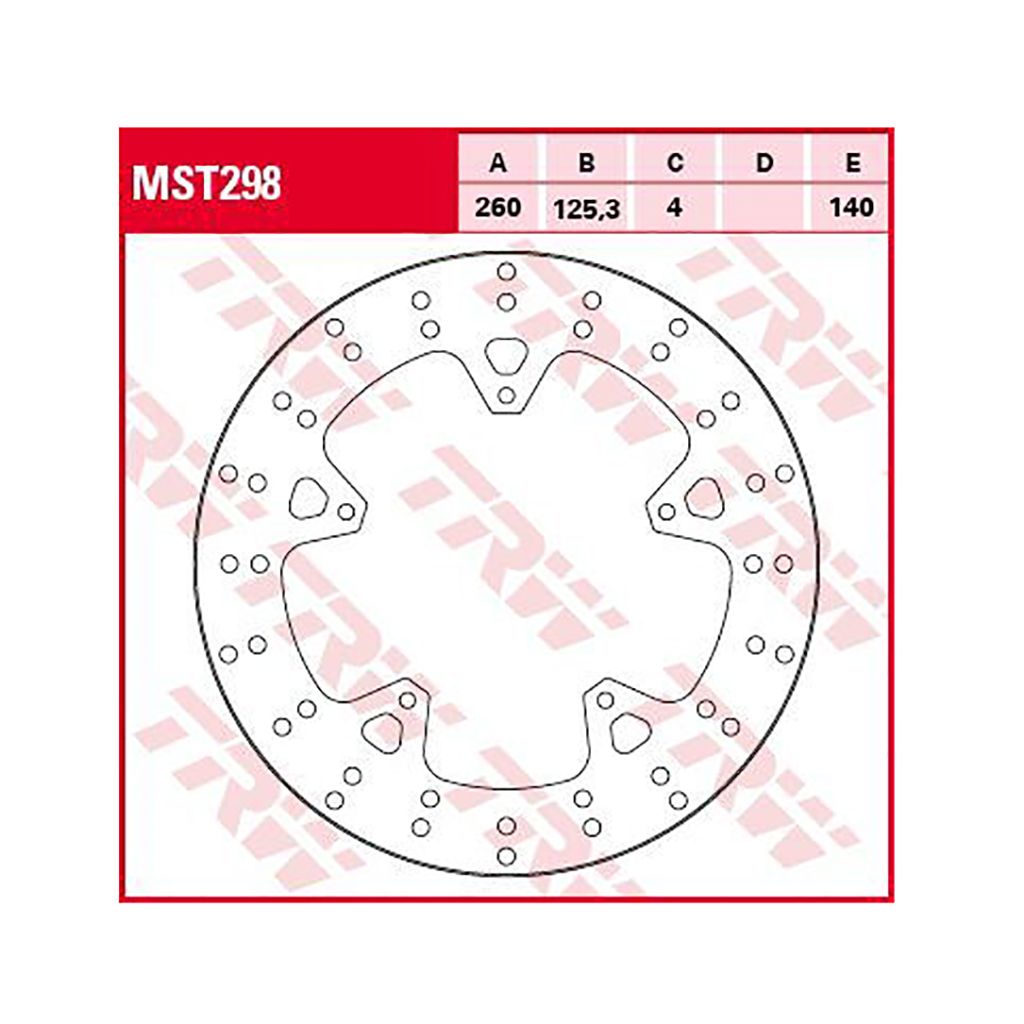 TRW Bremsscheibe MST298
