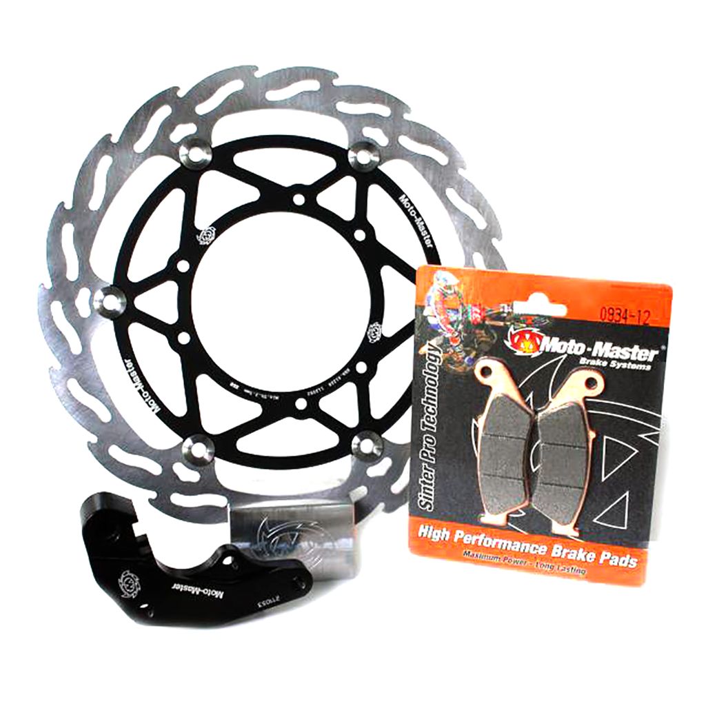 Moto-Master Oversize Kit 260mm Flame Bremsscheibe Adapter Beläge