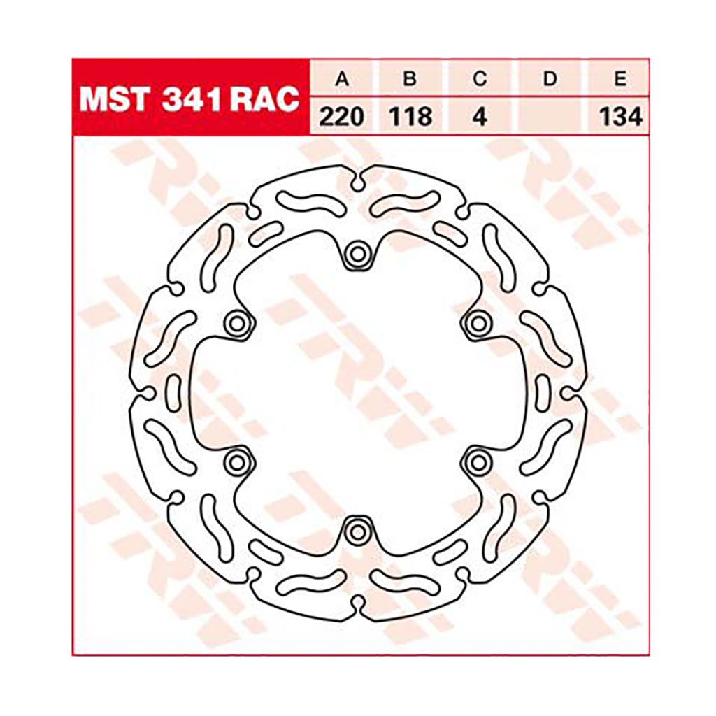 TRW Bremsscheibe MST341RAC