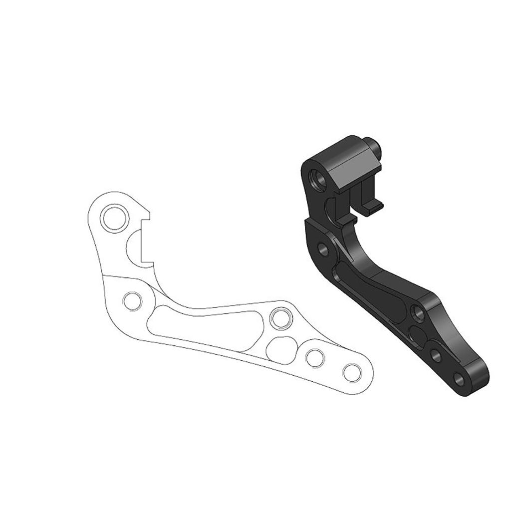 Moto-Master Bremssattel-Adapter Oversize MX 270 mm Ø