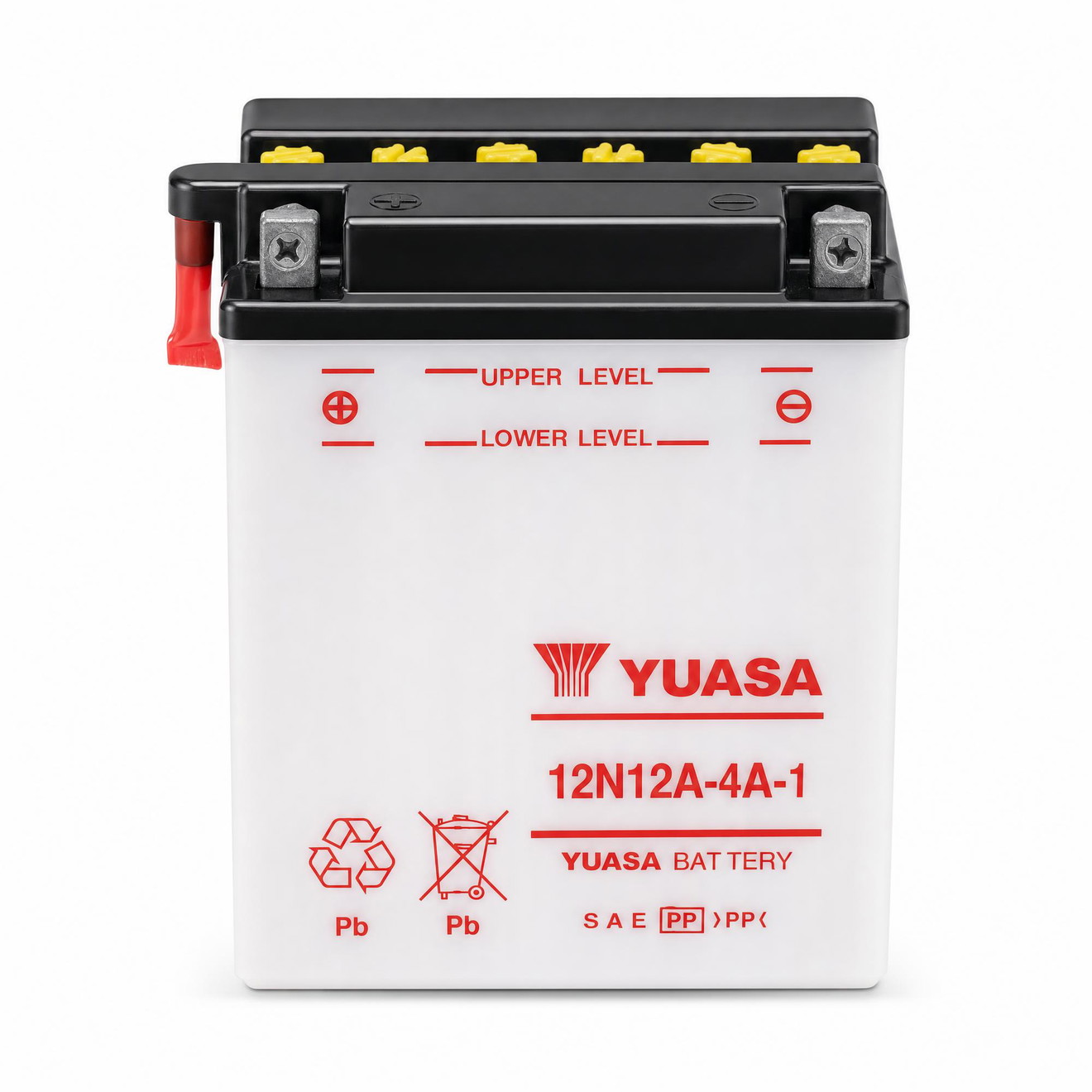 Yuasa Batterie 12V 12AH 12N12A-4A1 Blei-Säure 51211 ohne Säurepack