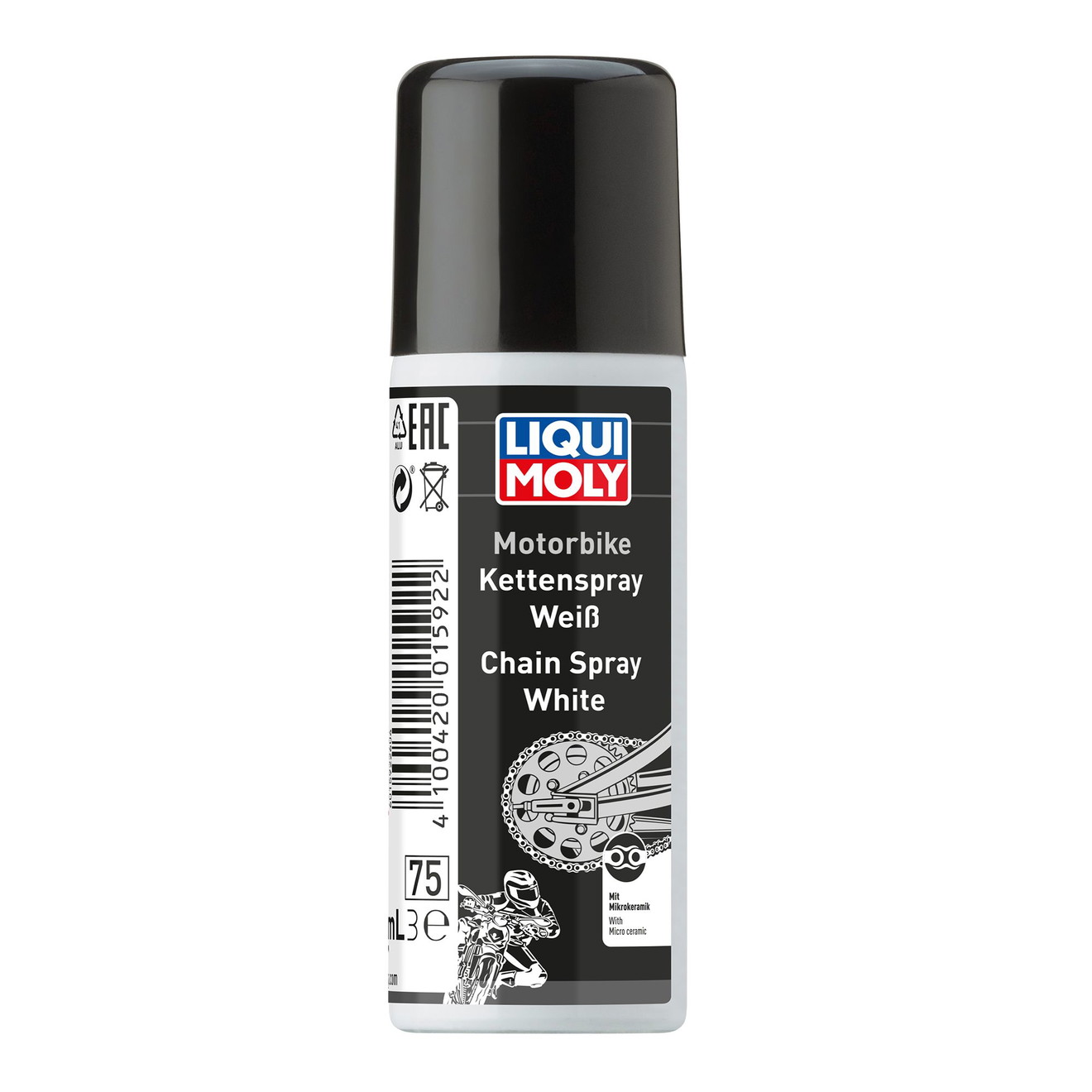 LIQUI MOLY Motorbike Kettenspray weiß 50ml