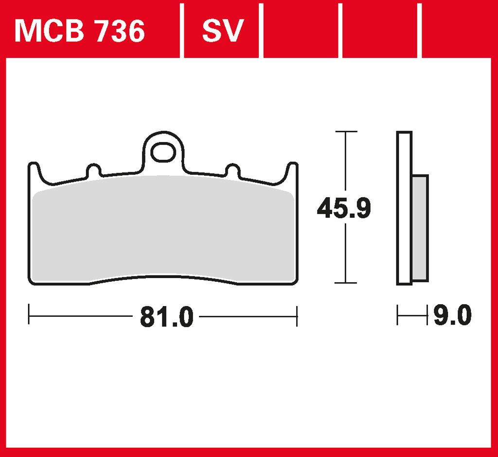 TRW Bremsbelag Sinter Street
