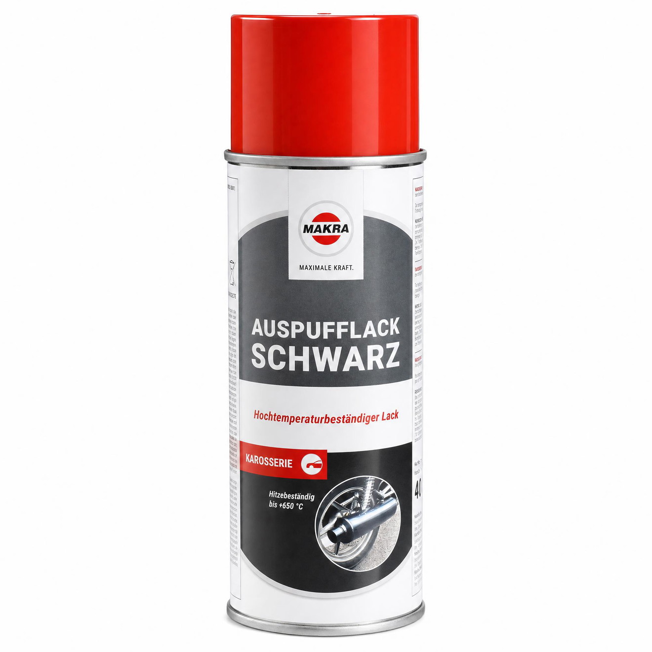 Makra Auspufflack schwarz 650 Grad 400 ml