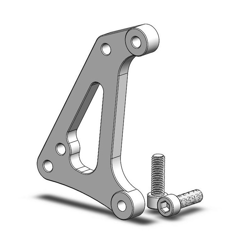Moto-Master Bremssattel-Adapter Supermoto Street Adapter 320 mm Ø rechts