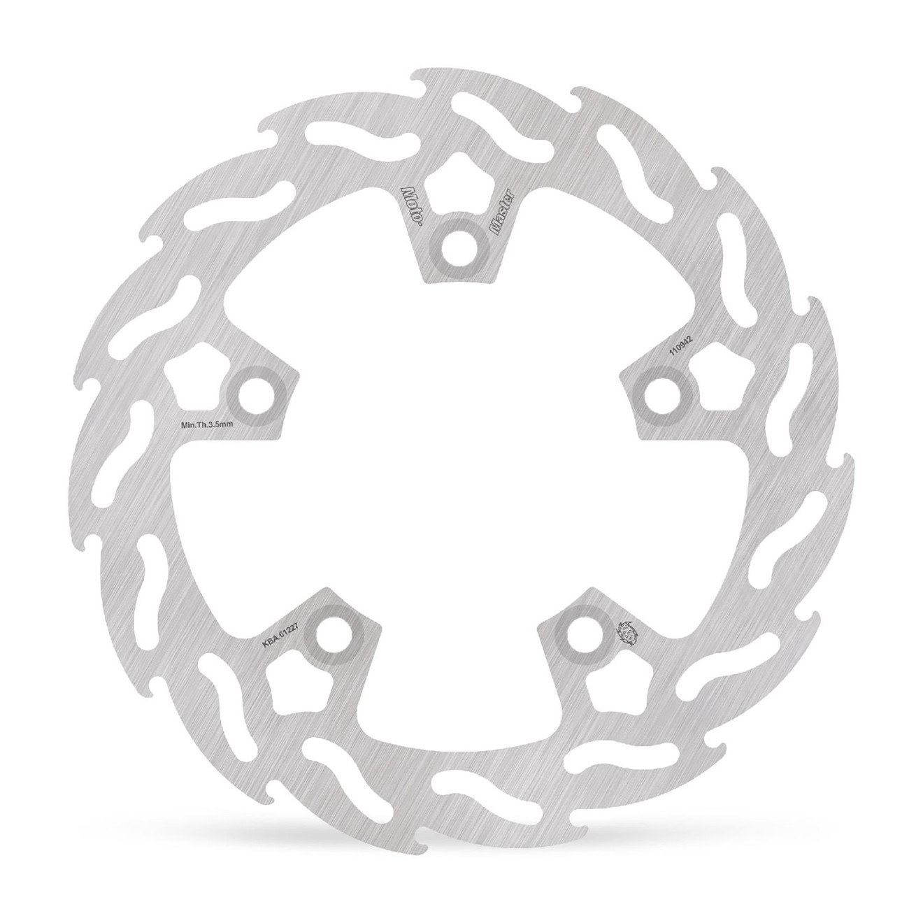 Moto-Master Bremsscheibe Flame hinten starr