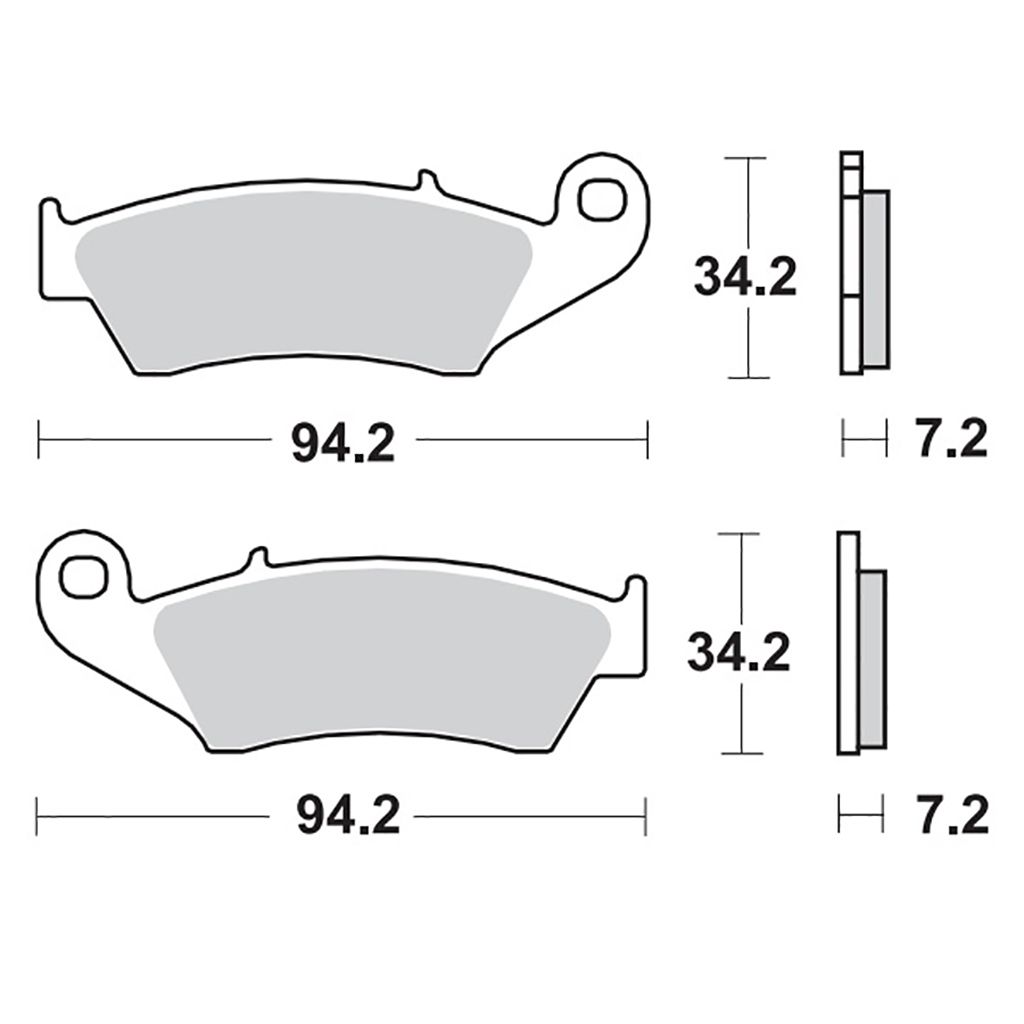 Moto-Master Bremsbelag RoadPRO Ceramic