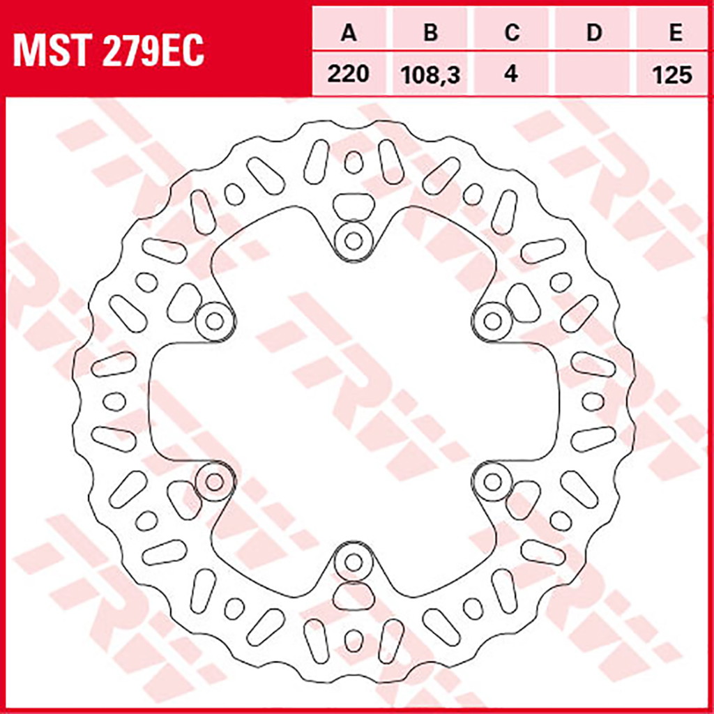TRW Bremsscheibe Eco Offroad