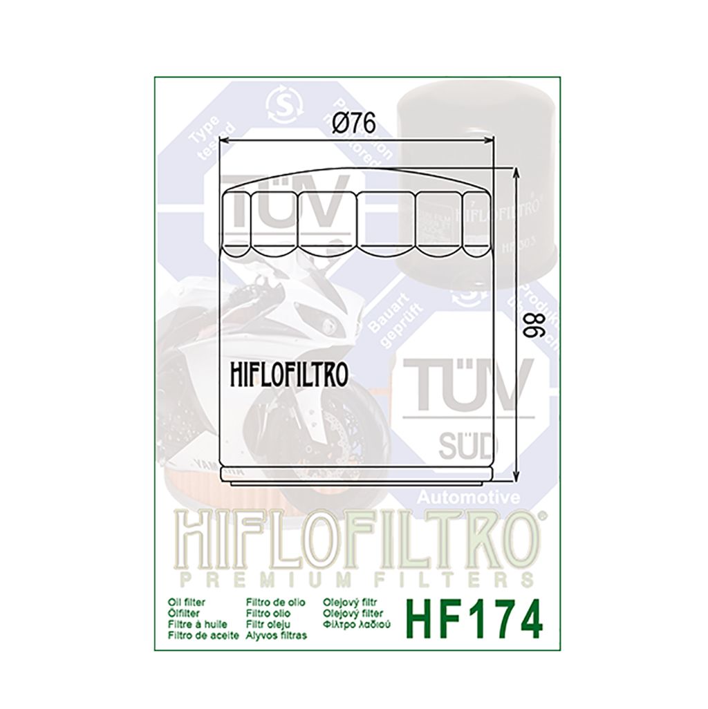 Hiflo Ölfilter Chrom