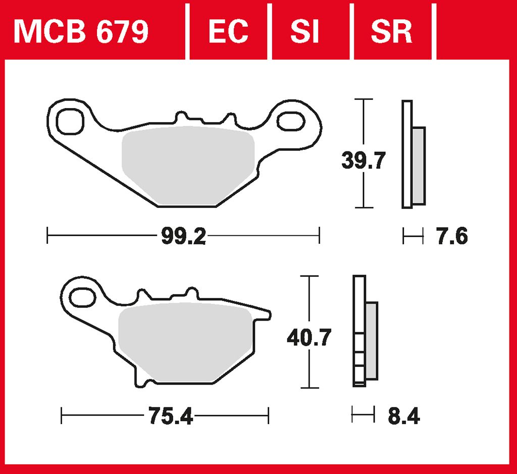 TRW Bremsbelag Sinter Offroad