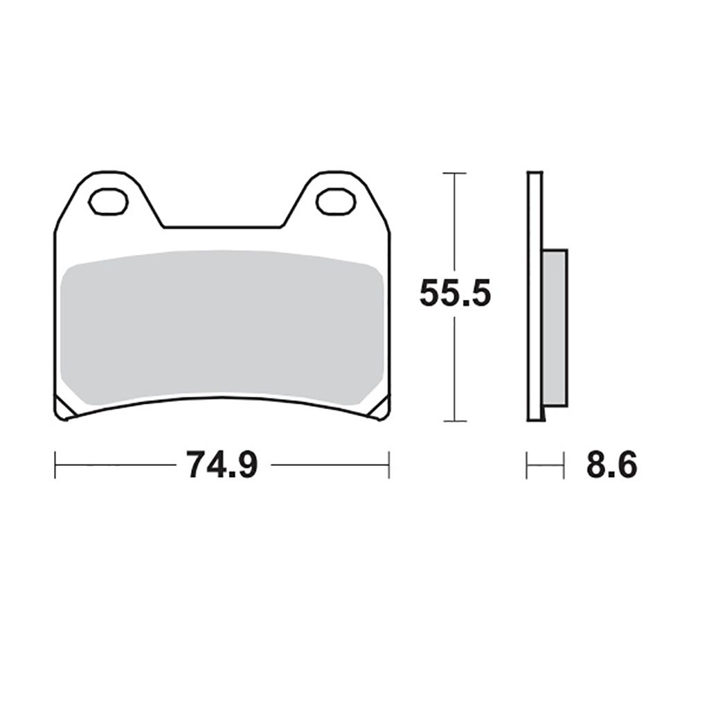 Moto-Master Bremsbelag RoadPRO Ceramic