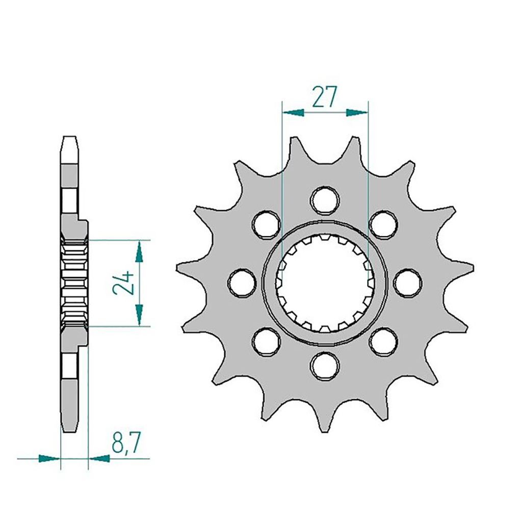AFAM Ritzel #520 Sport 15 Zähne