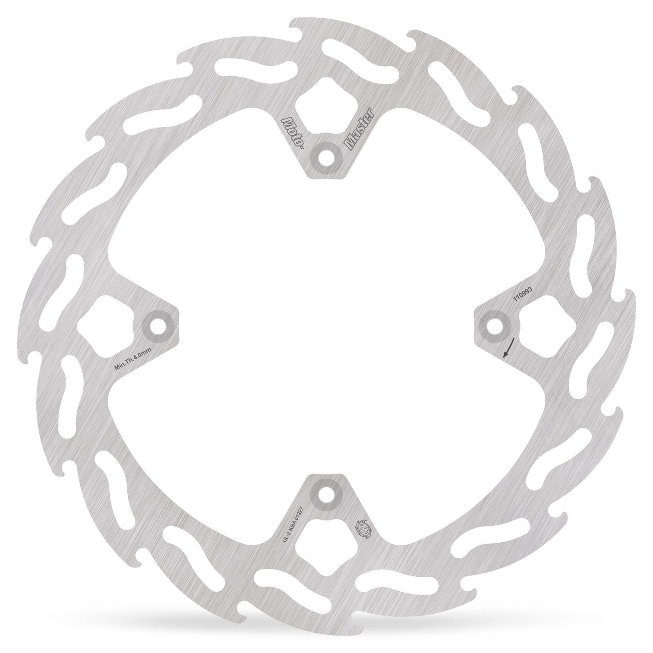 Moto-Master Bremsscheibe Flame hinten starr Factory 4,6mm