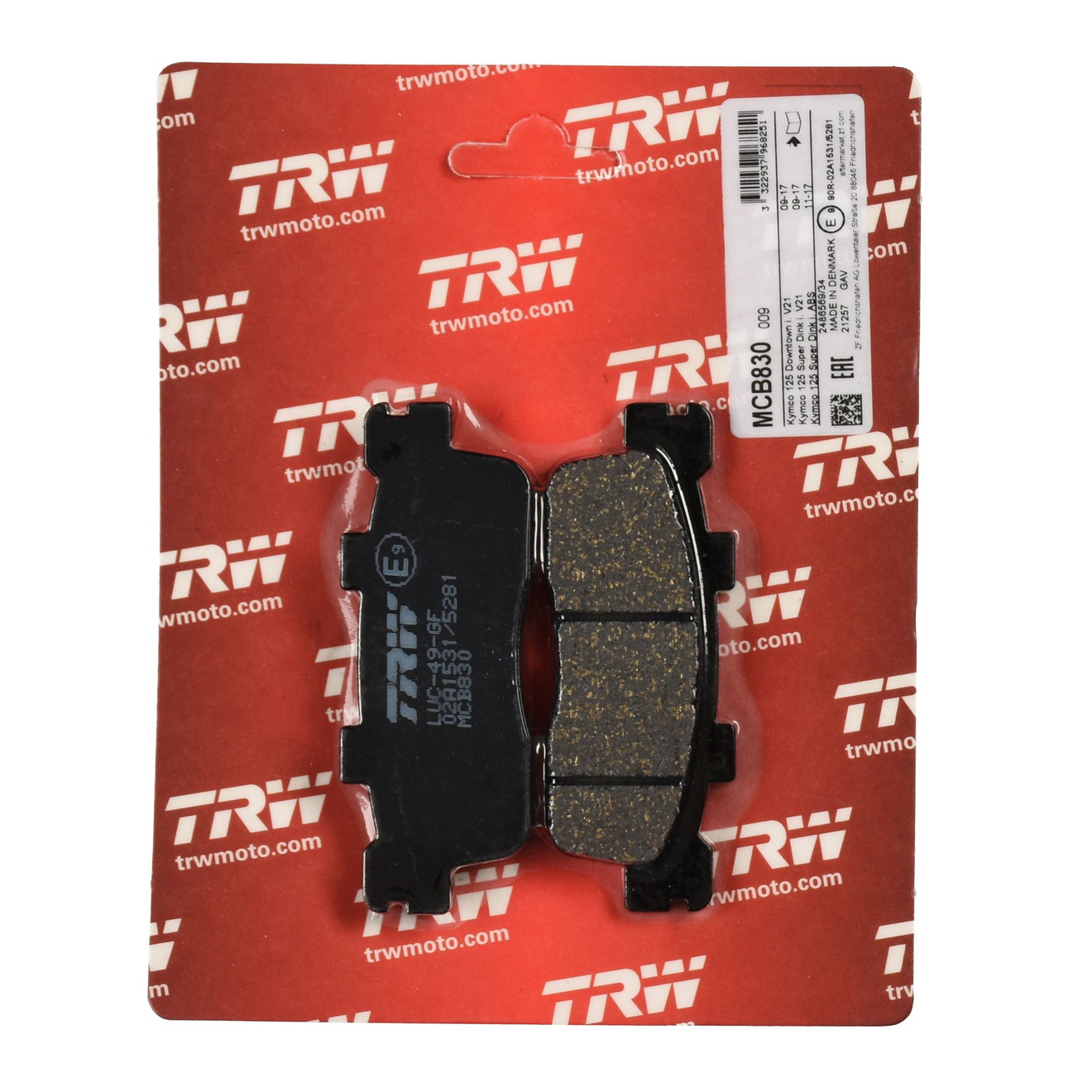 TRW Bremsbelag organisch MCB830