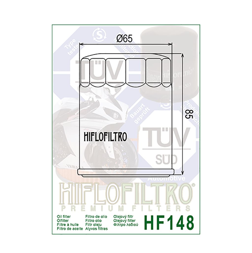 Hiflo Ölfilter Schwarz