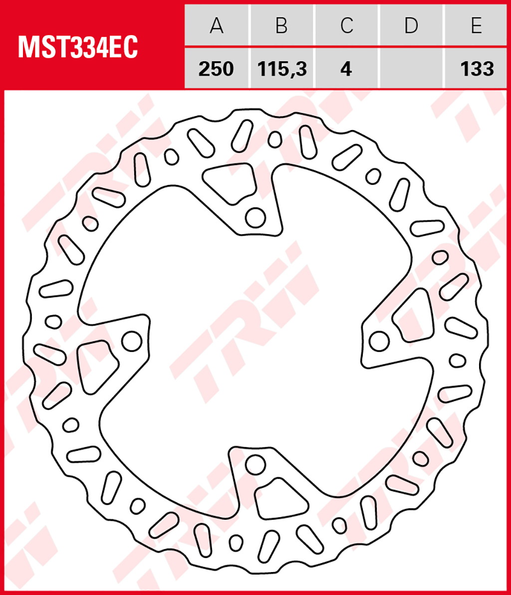 TRW Bremsscheibe Eco Offroad