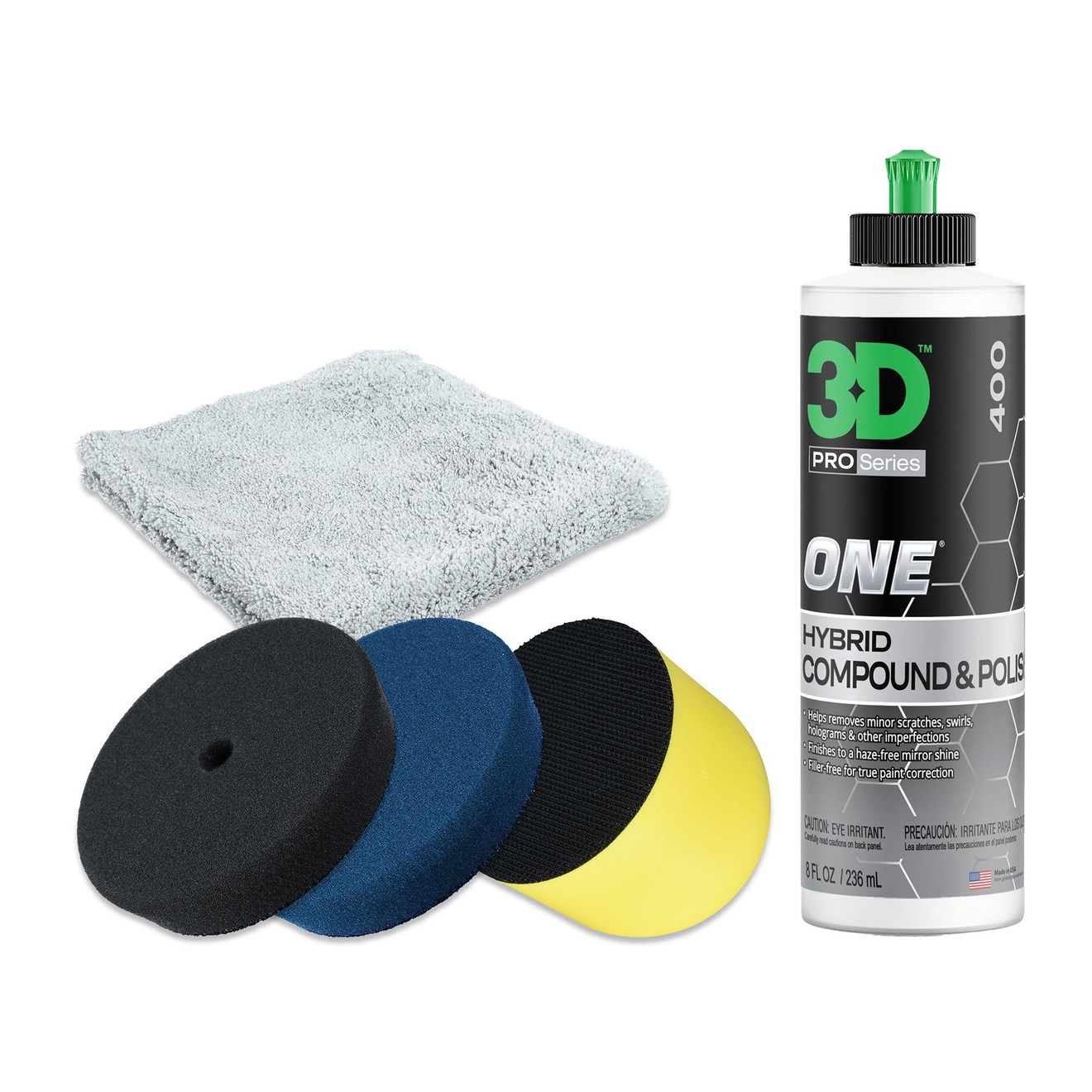 Detail Passion Therminator Handpolier Set Polierball, Polierpads, 3D One