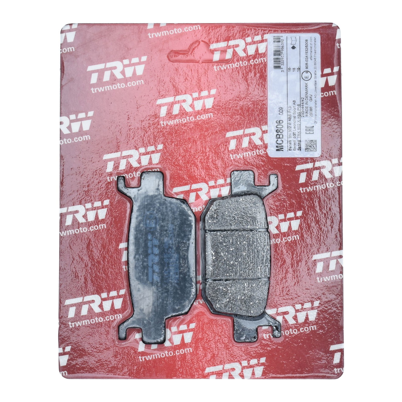 TRW Bremsbelag organisch MCB806