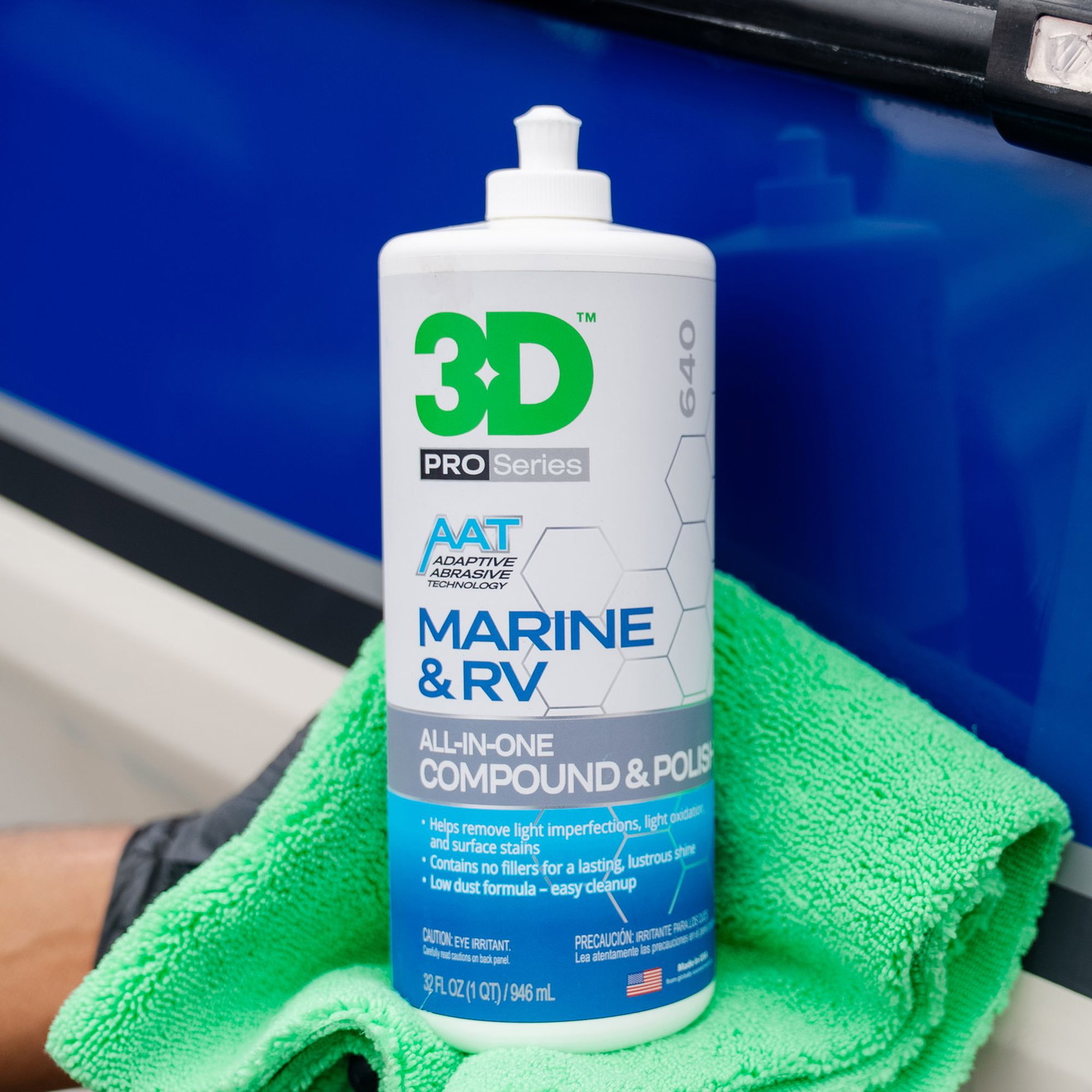 3D AAT 640 Lackpolitur Marine & RV All-In-One 946ml