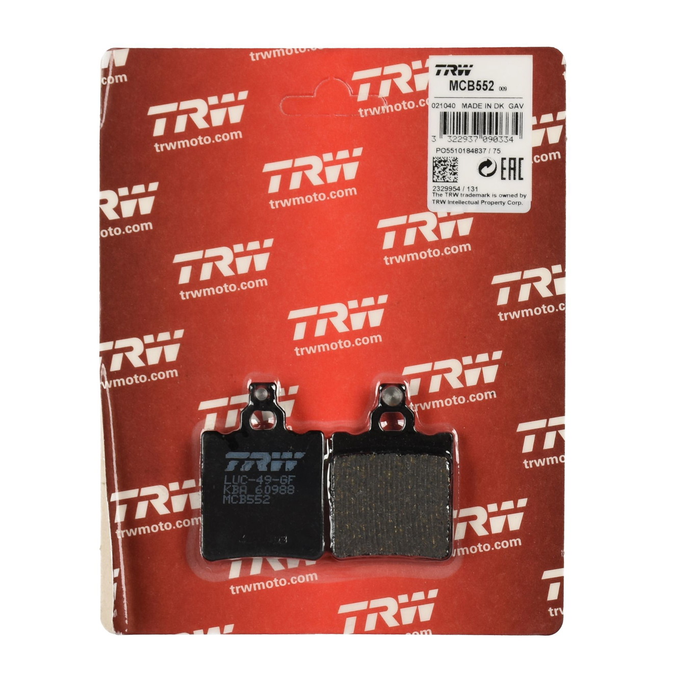 TRW Bremsbelag organisch