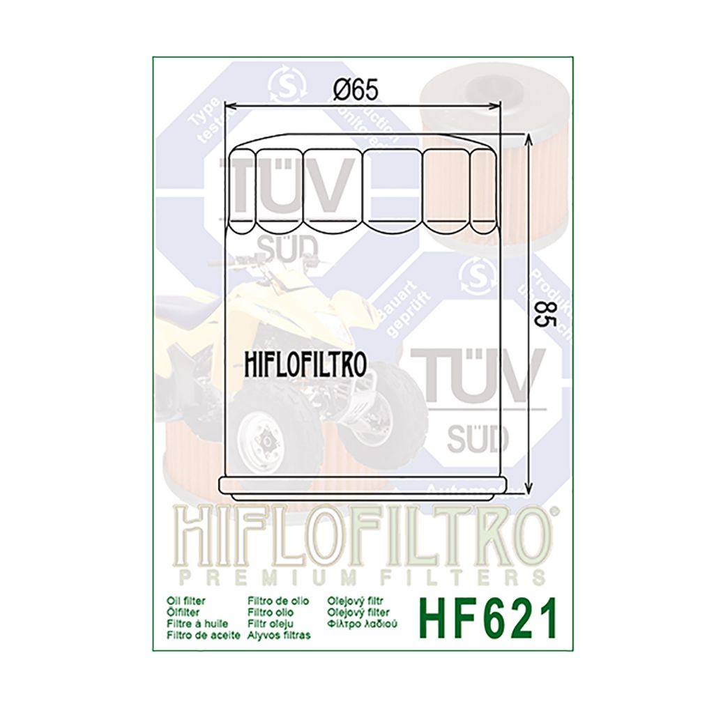 Hiflo Ölfilter Schwarz
