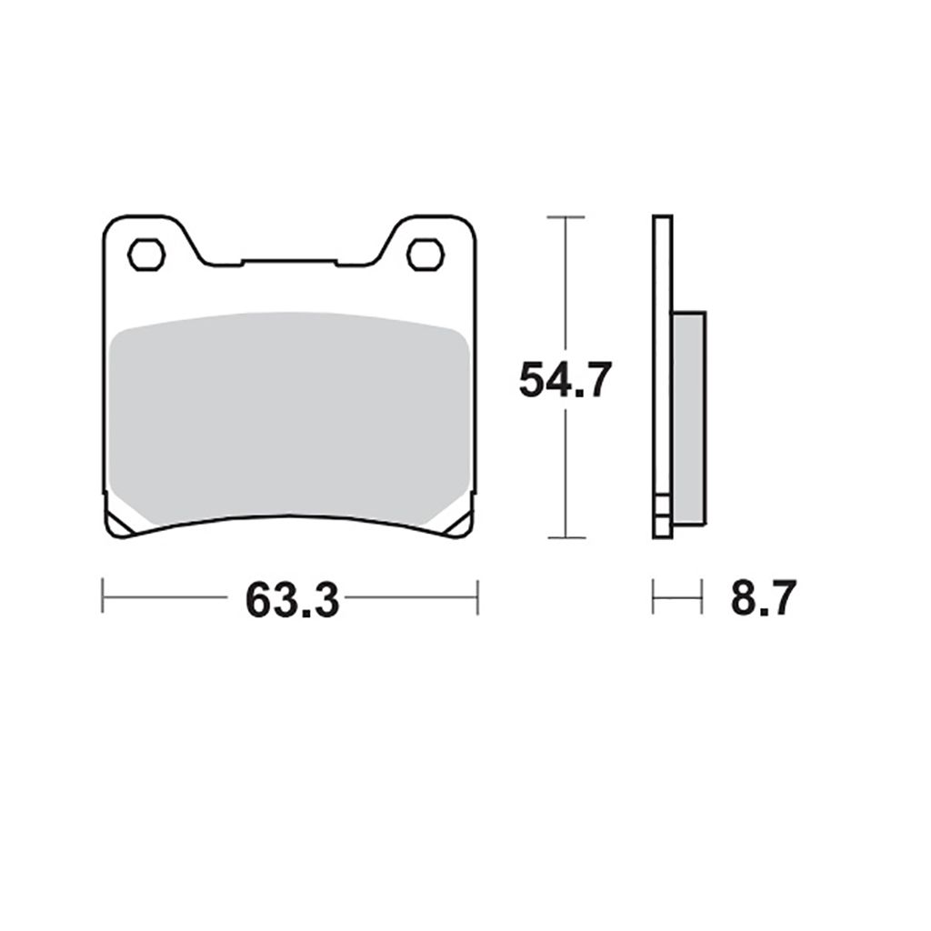 Moto-Master Bremsbelag RoadPRO Ceramic