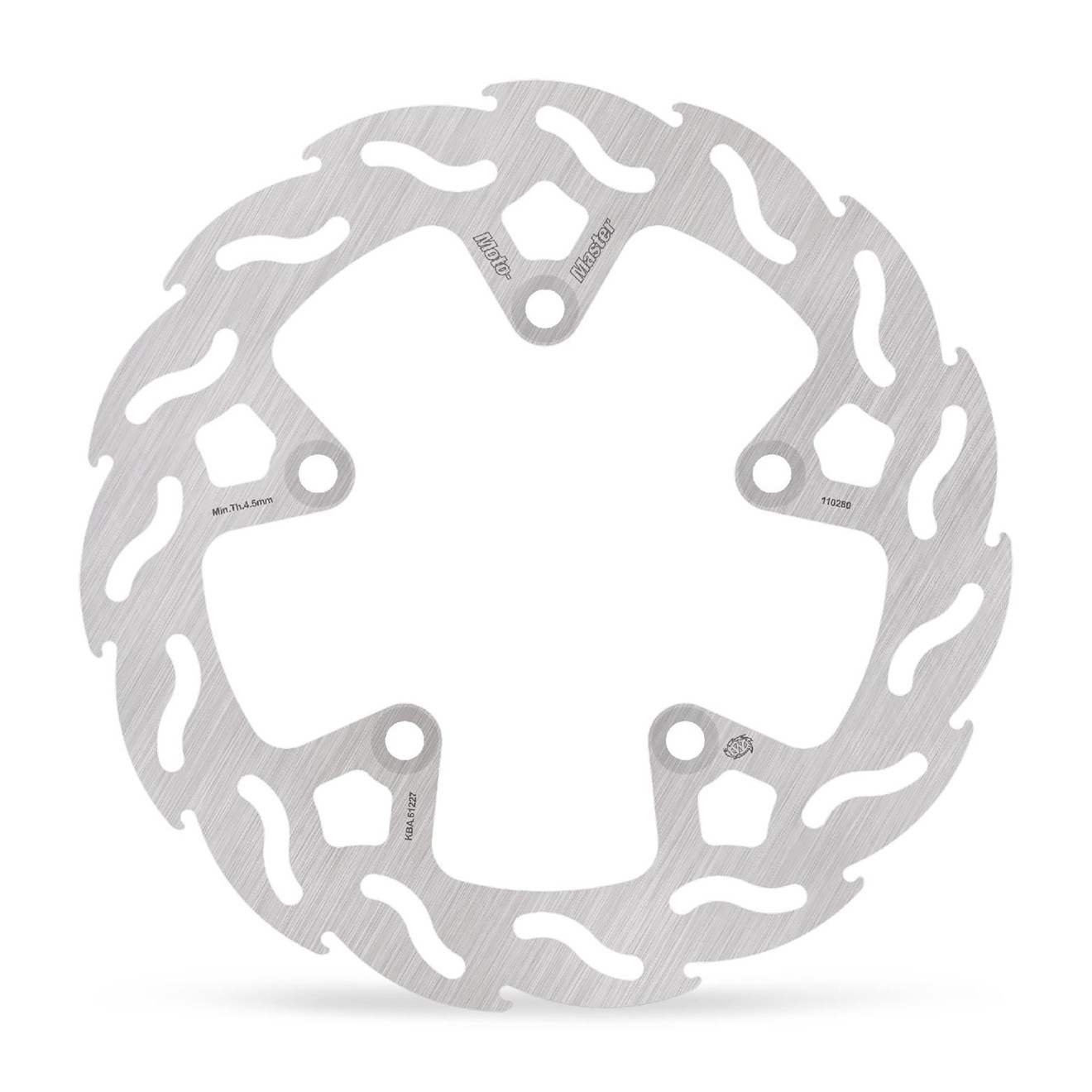 Moto-Master Bremsscheibe Flame hinten starr mit ABE
