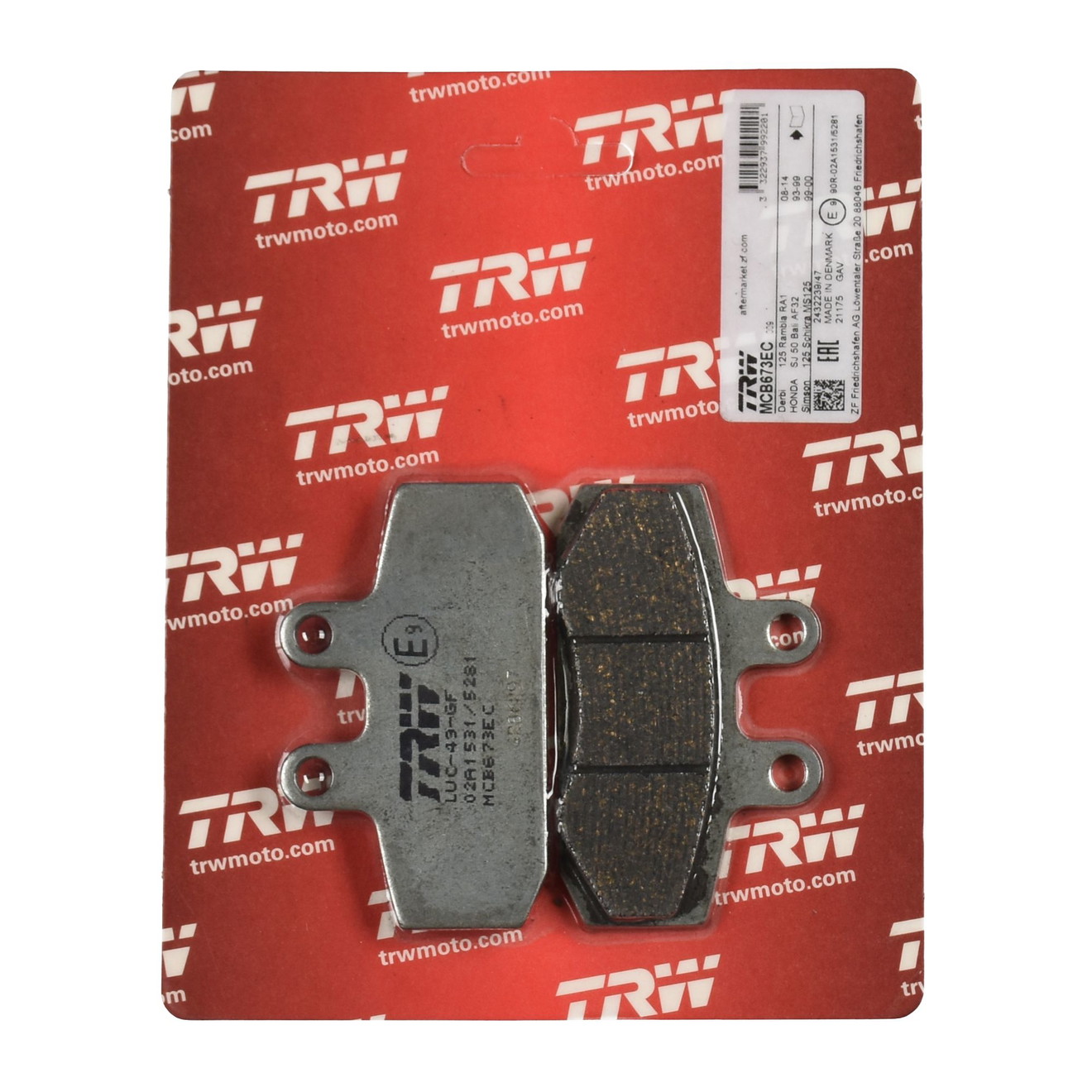 TRW Bremsbelag organisch