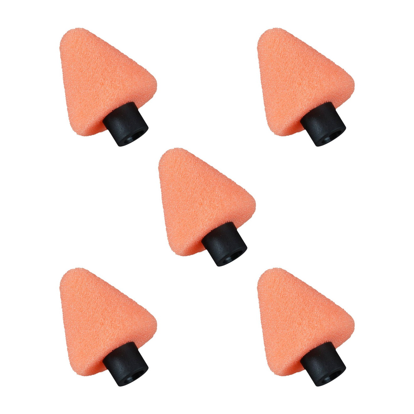 ShineMate Mini Polijstpad Kegel Medium Cut oranje 5 stuks