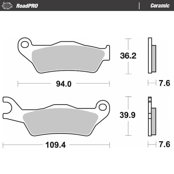 Moto-Master Bremsbelag RoadPRO Ceramic