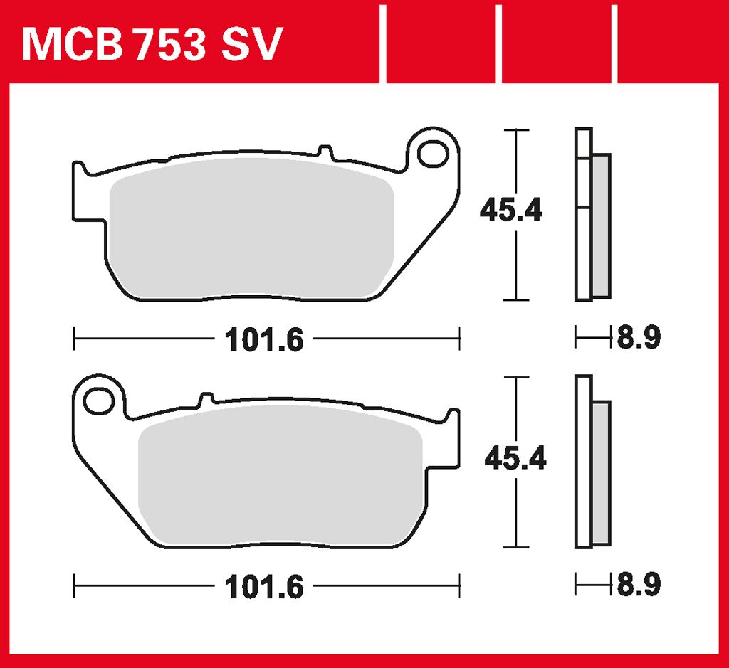 TRW Bremsbelag Performance Comfort MCB753PC