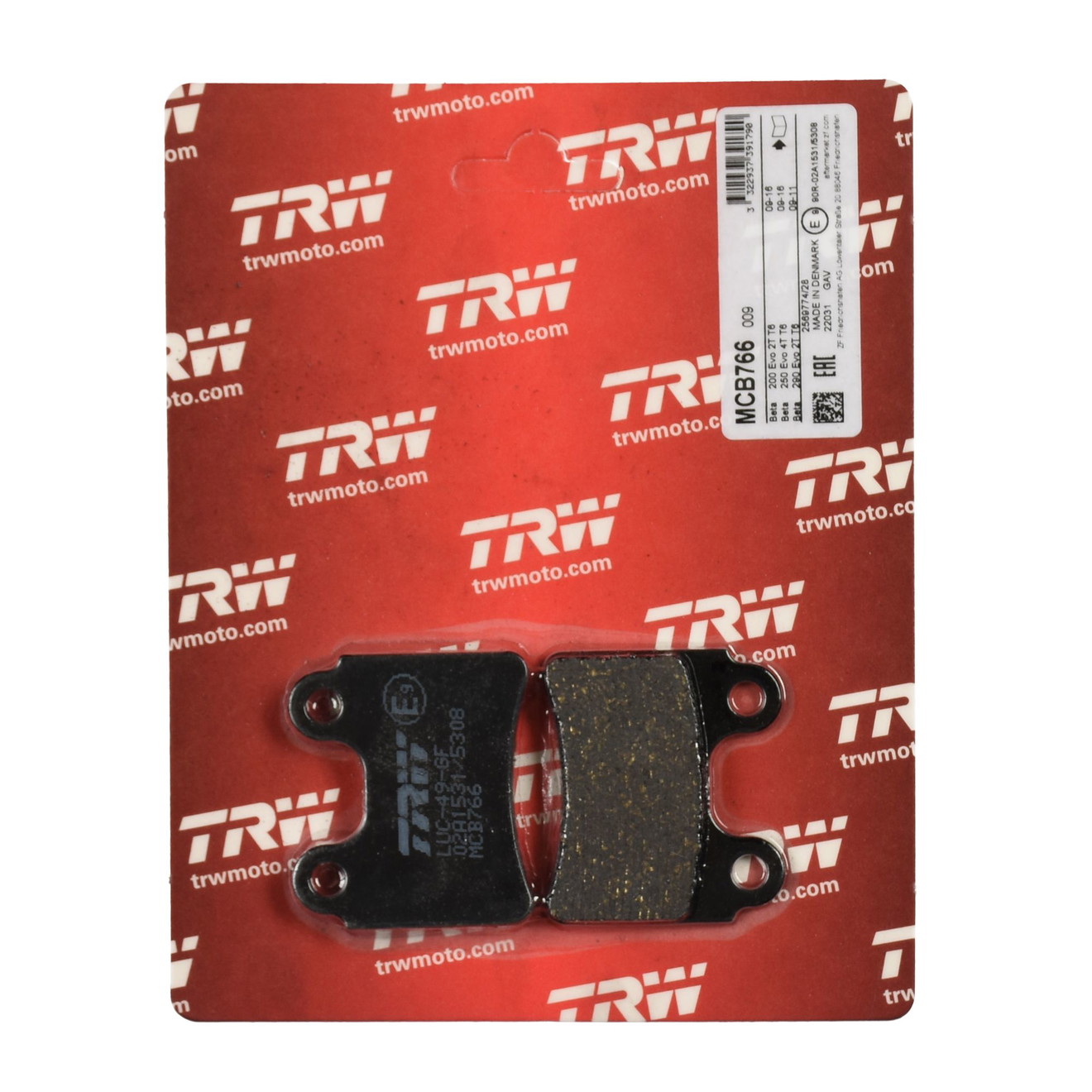 TRW Bremsbelag organisch MCB766