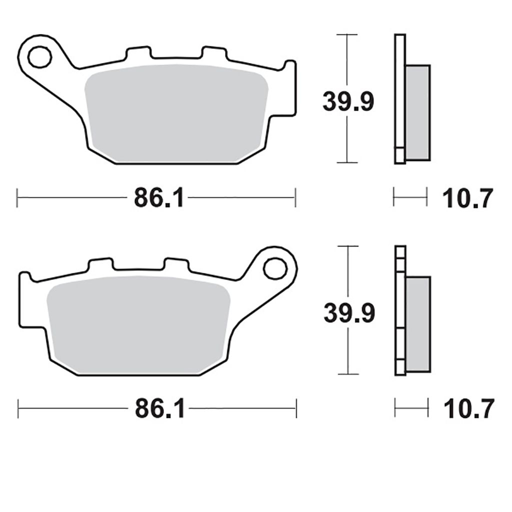 Moto-Master Bremsbelag RoadPRO Ceramic