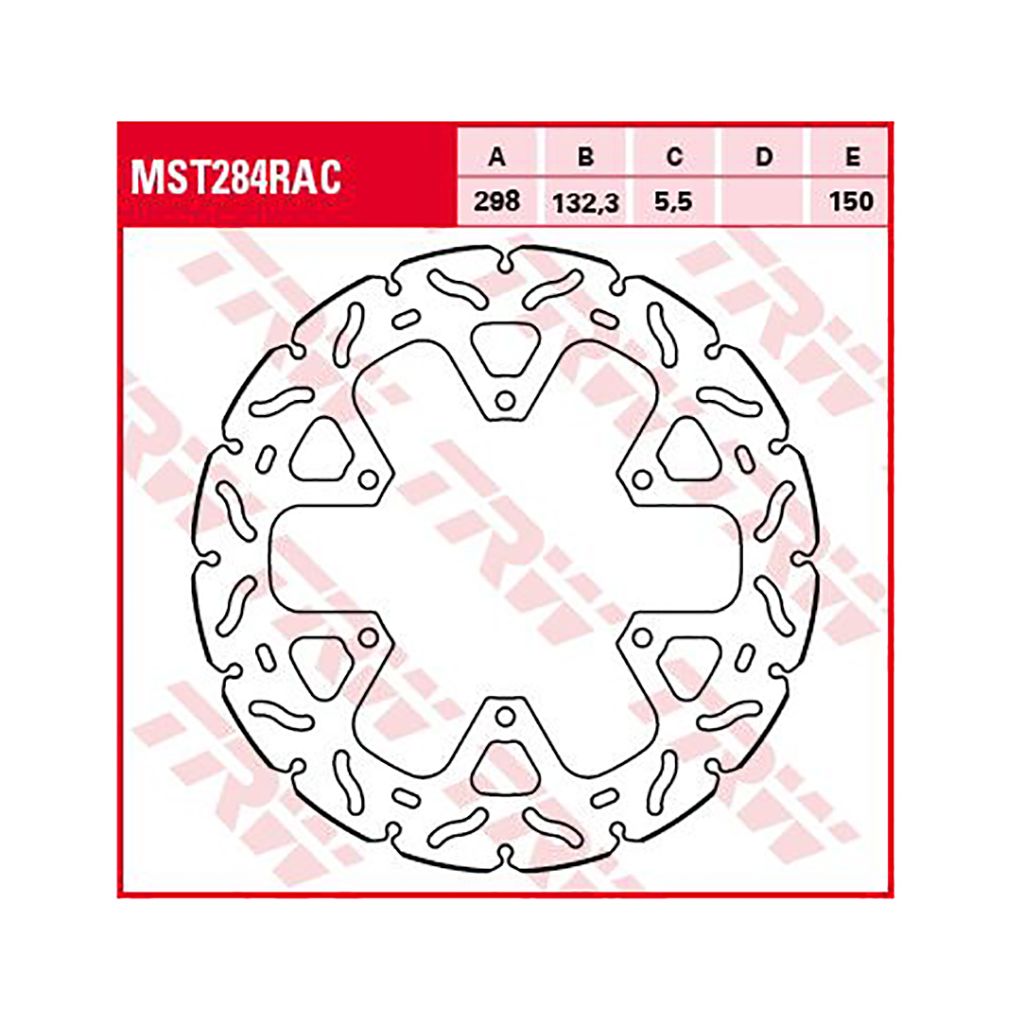 TRW Bremsscheibe MST284RAC