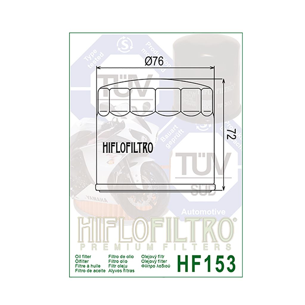 Hiflo Ölfilter Schwarz