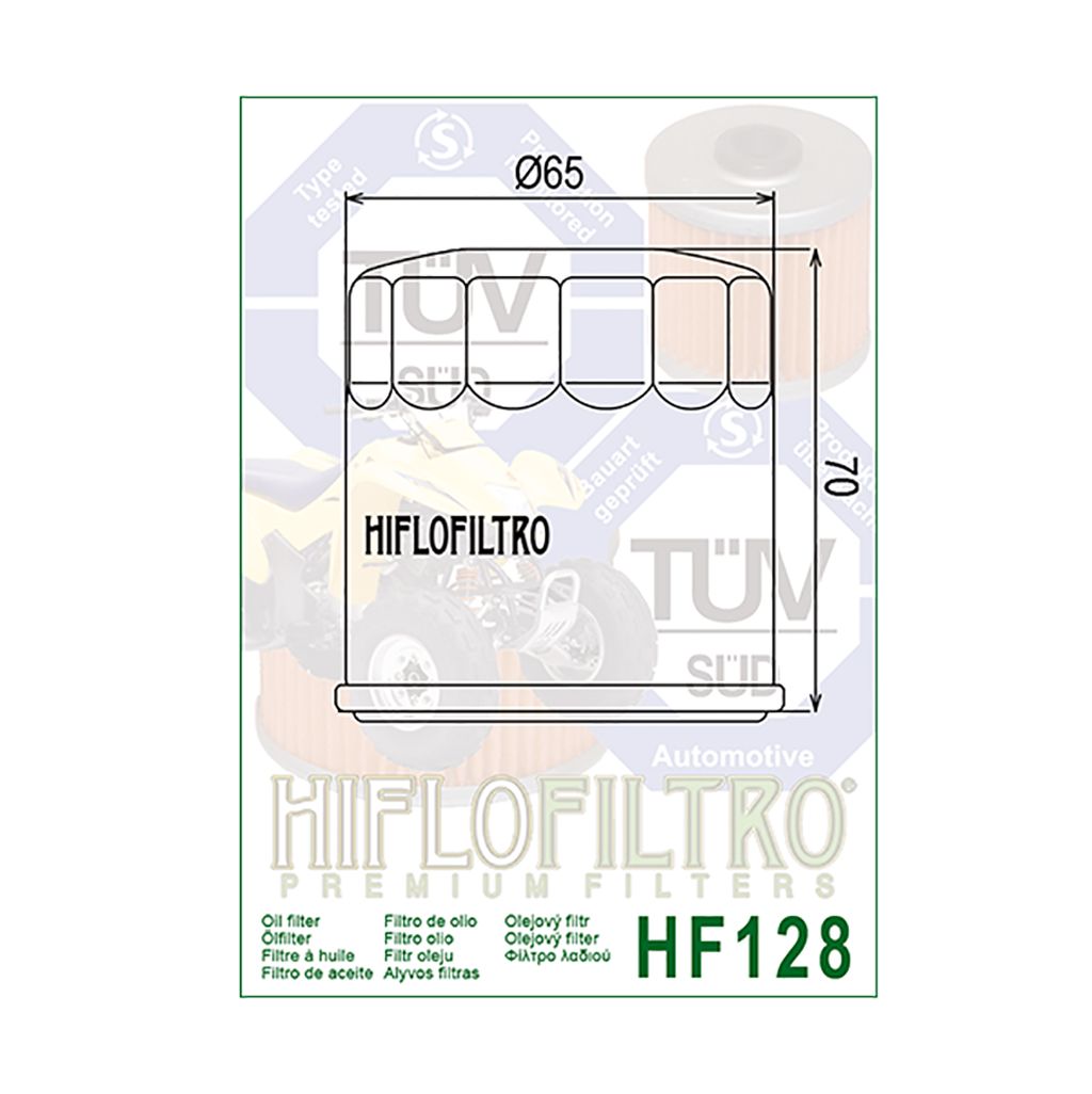 Hiflo Ölfilter Schwarz