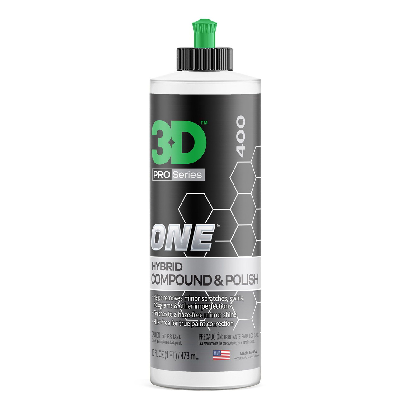 3D One Hybrid 400 Lackpolitur medium + fein universal 473ml
