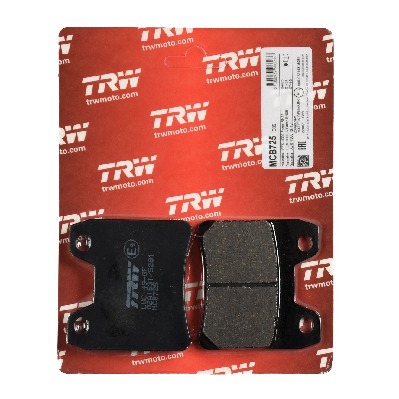 TRW Bremsbelag organisch MCB725