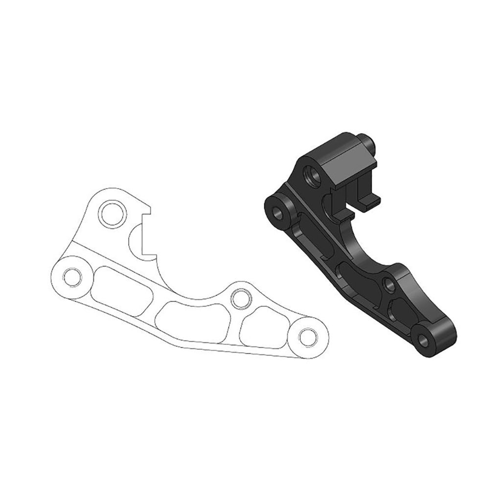 Moto-Master Bremssattel-Adapter Oversize MX 270 mm Ø