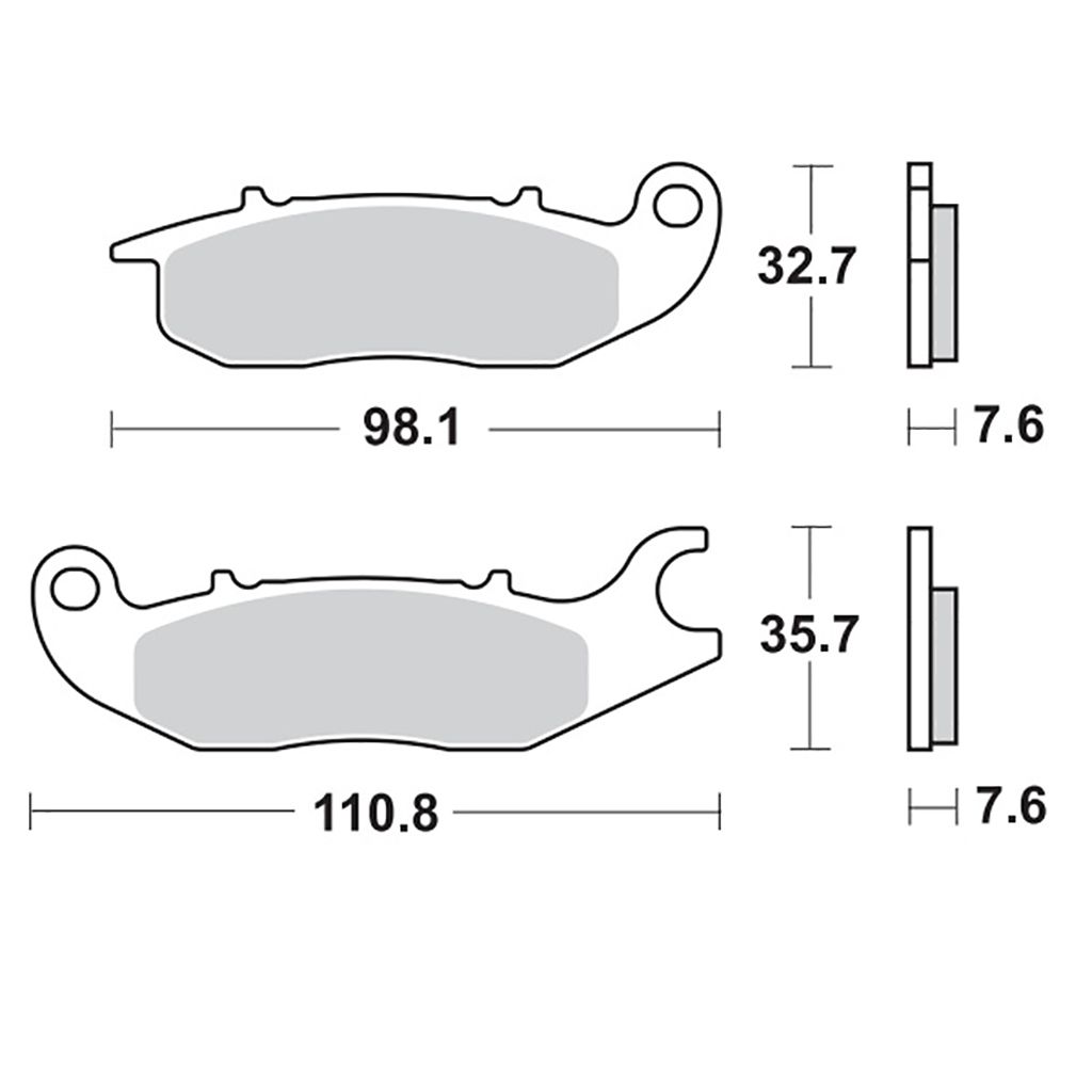 Moto-Master Bremsbelag RoadPRO Ceramic