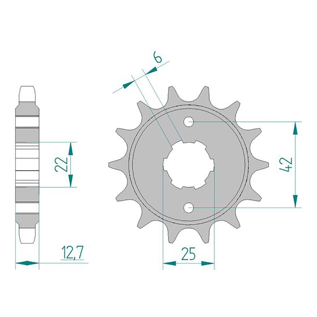 AFAM Kettensatz für Honda CB 750 K1-K6 71-76 530 XSR2G