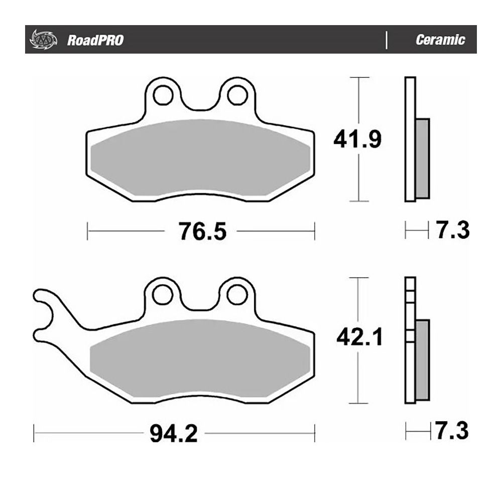 Moto-Master Bremsbelag RoadPRO Ceramic