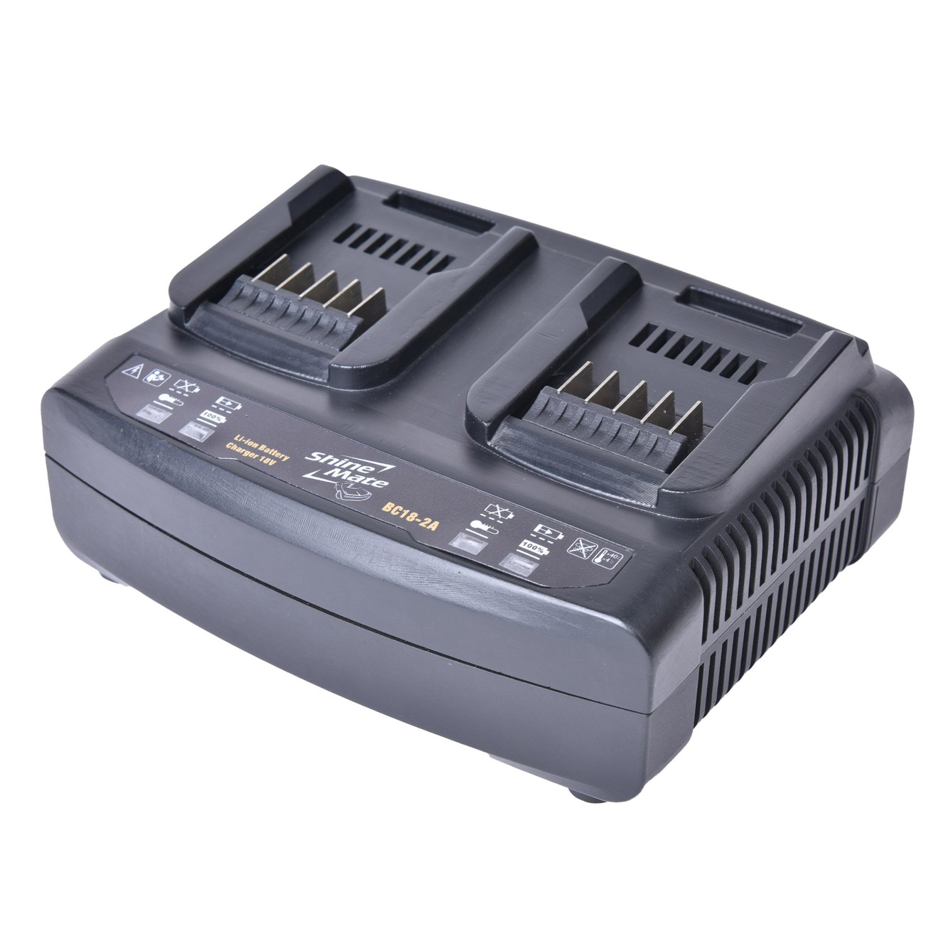 Chargeur rapide ShineMate BC182 double pour batteries 18V