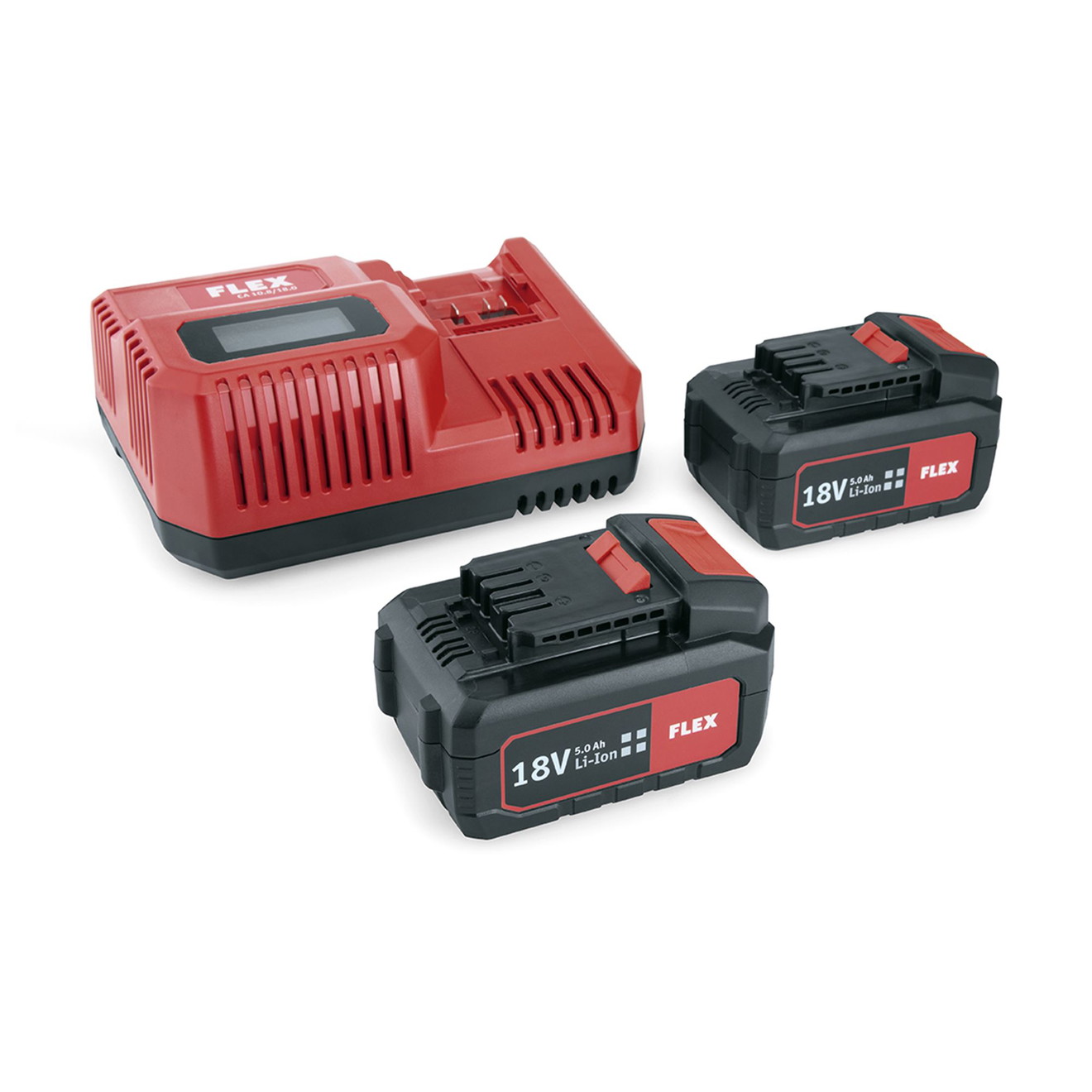 Set Batterie Flex 55 R Charge Rapide 10.8/18.0 V + 2x Batteries 5,0 Ah 18 V