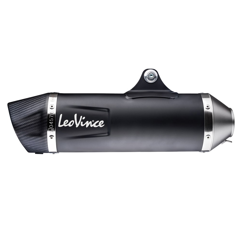 LeoVince Auspuff Nero Slip-On schwarz