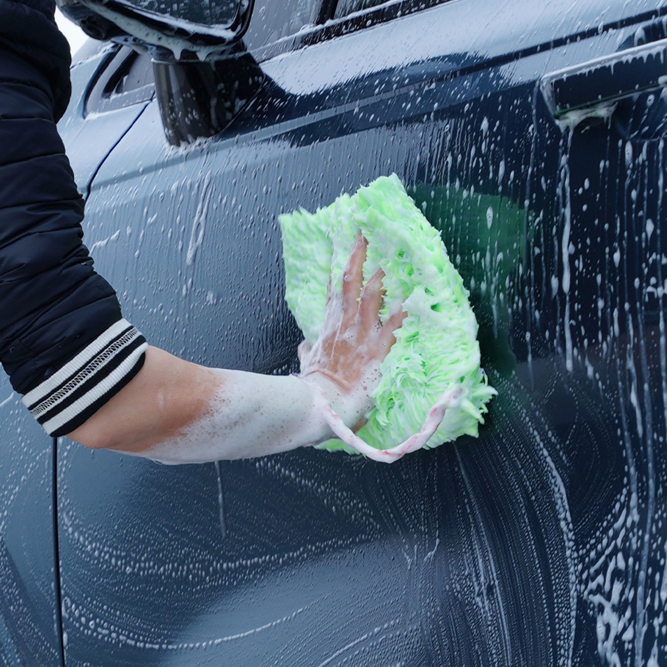 Purestar Creamy Wash Pad Lavaggio Liscio Neon Green 1200 GSM