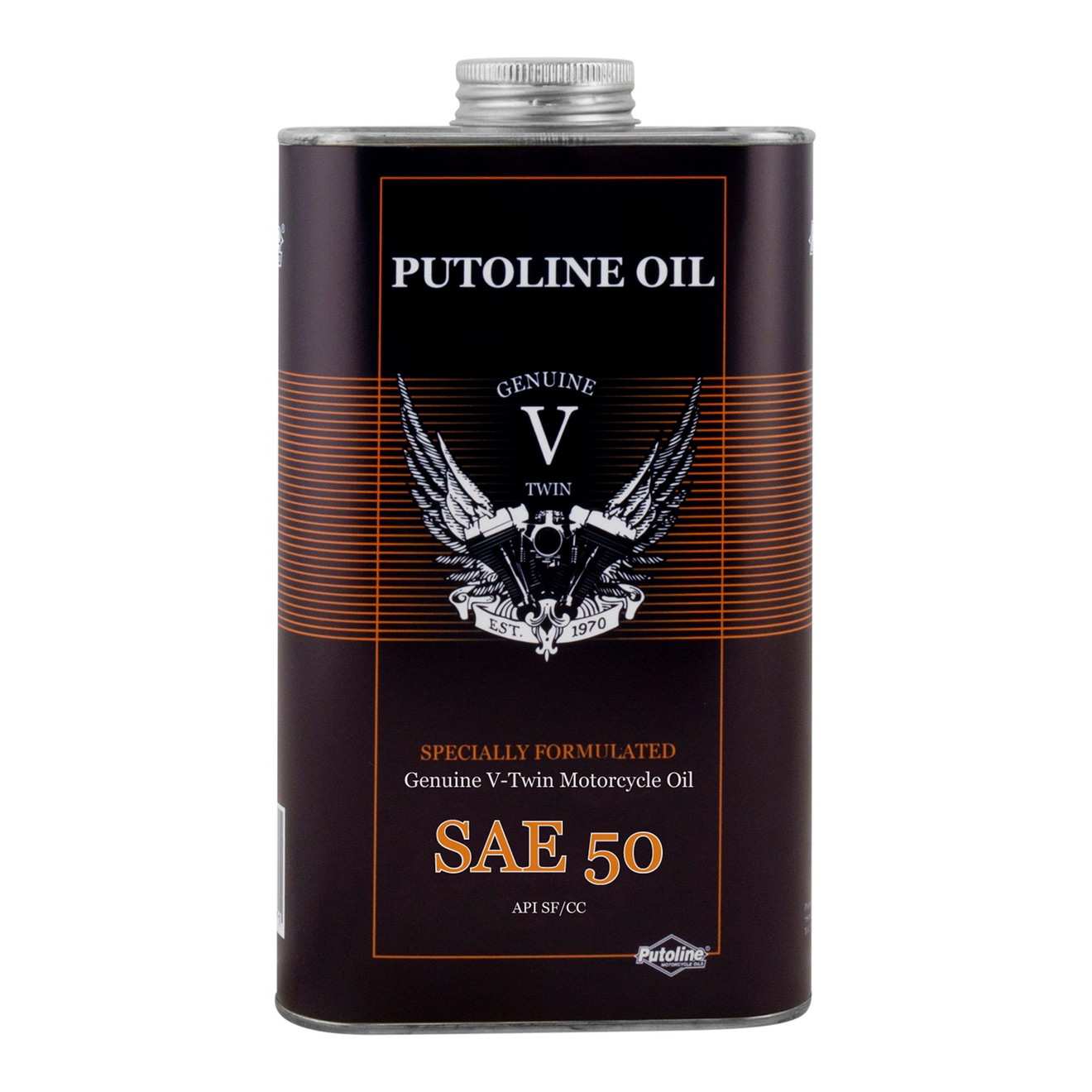 Putoline Motoröl SAE 50 V-Twin Road mineral. 4T 1L