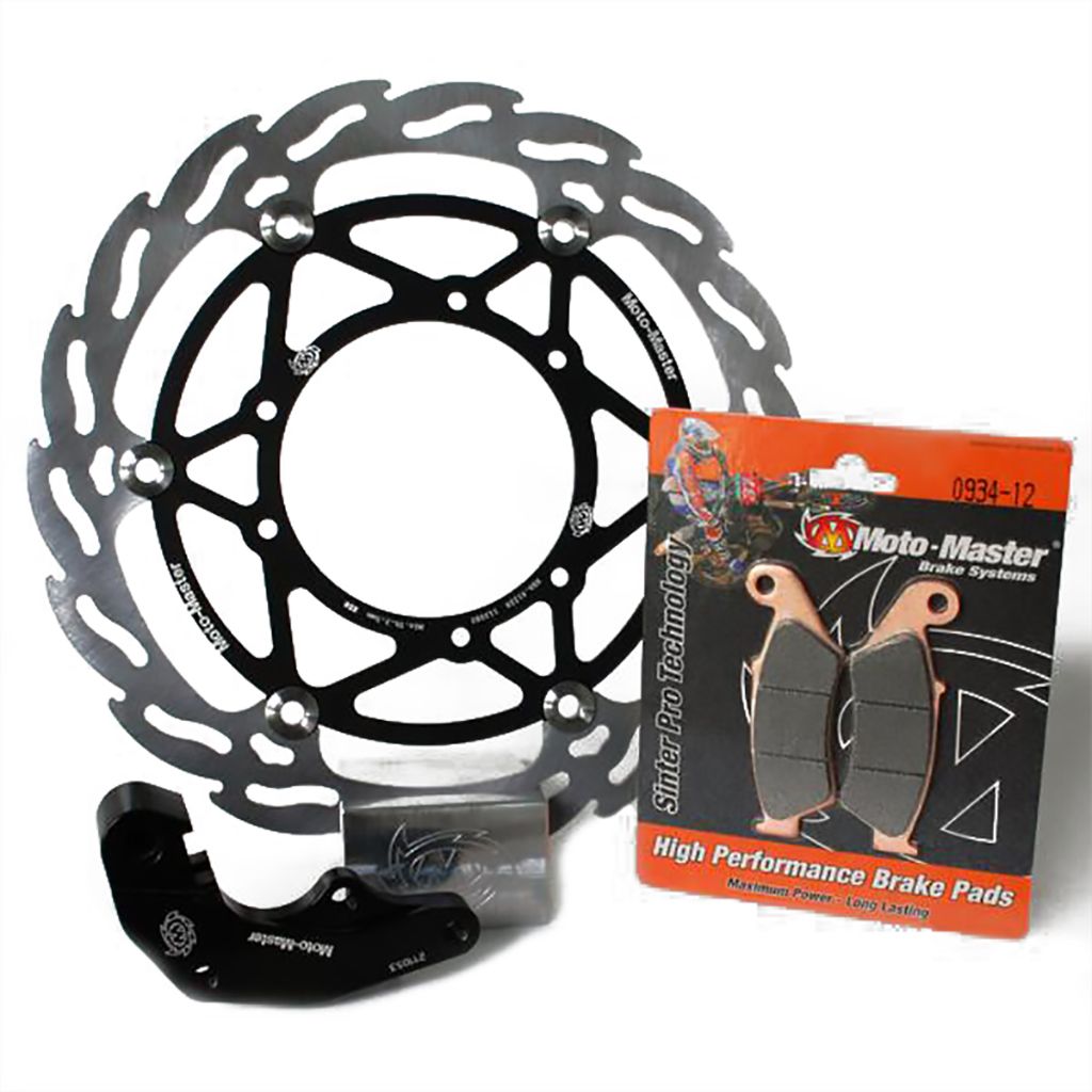 Moto-Master Oversize Kit 270mm Flame Bremsscheibe Adapter Beläge